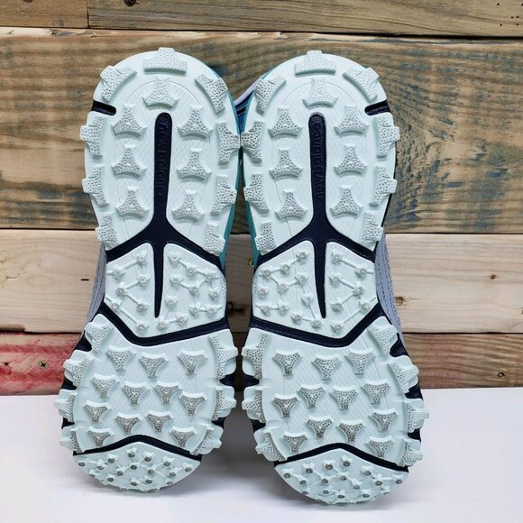 New Balance Running Course Athletic Trail Running Shoes Womens Sz 8 Teal Silver - Picture 11 of 12